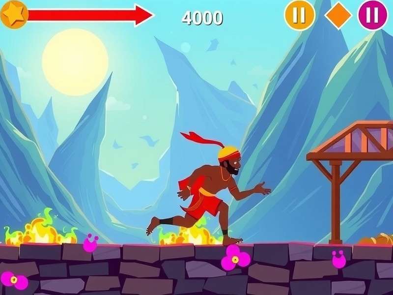 Holi Dynamic Runner gameplay screenshot