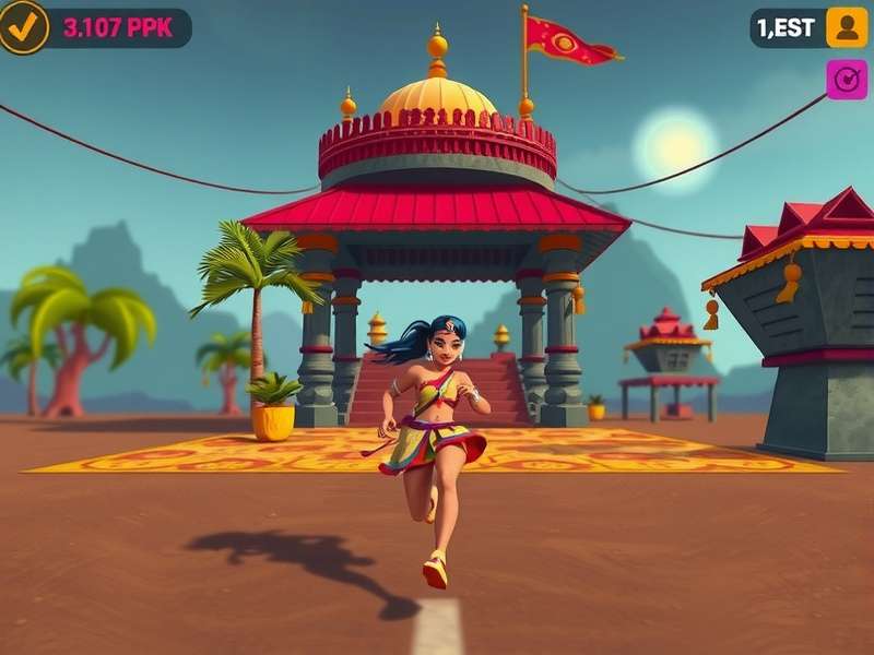 Holi Dynamic Runner cultural elements